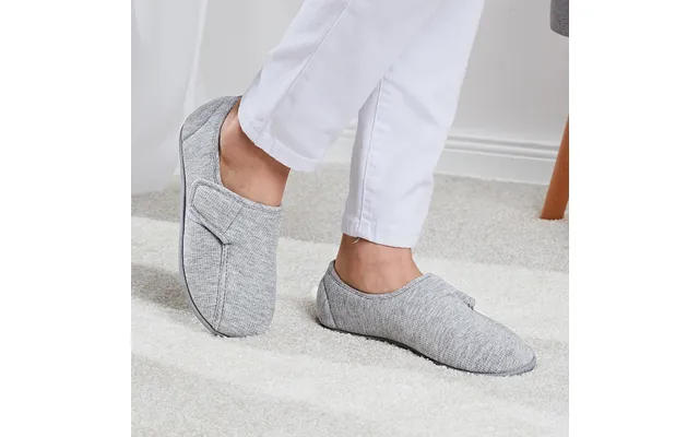 Grey Trudi Comfort Slippers Uk Size 5