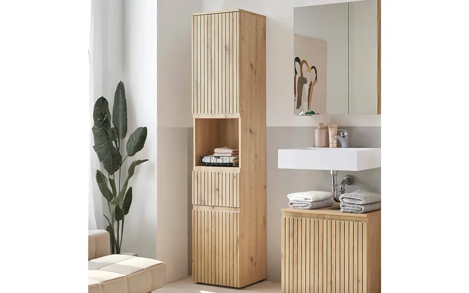 Houston Tall Cabinet Artisan Oak