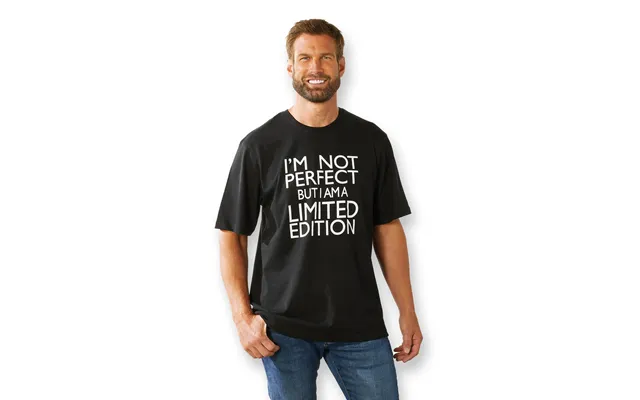 I'm Not Perfect Slogan Print T-shirt L product image