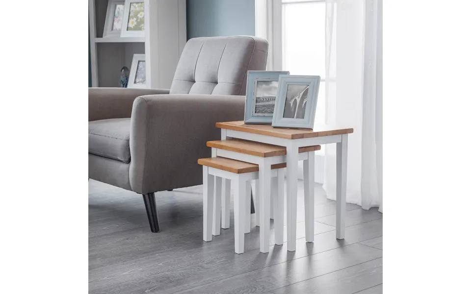 Ivy White & Oak Nest Of Tables