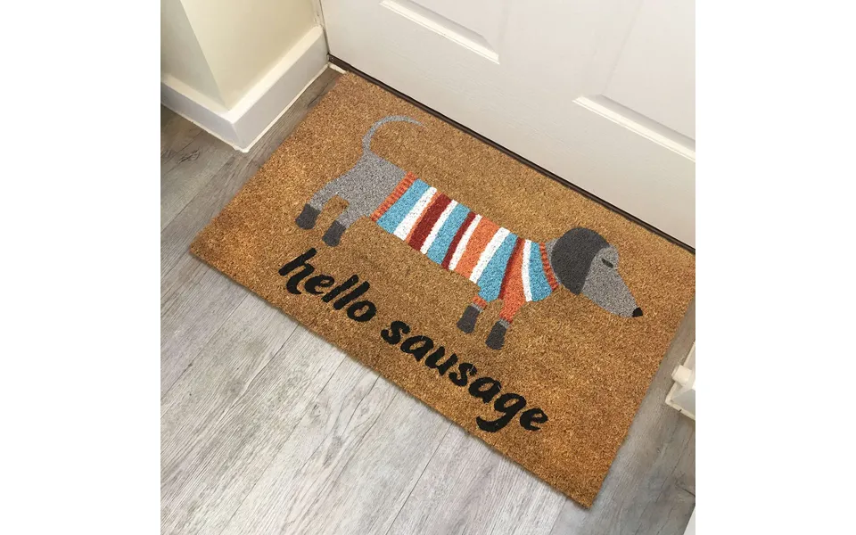 Kentwell Animals Mat Hello Sausage 70x40cm