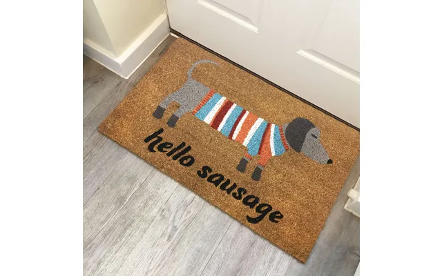 Kentwell Animals Mat Hello Sausage 70x40cm