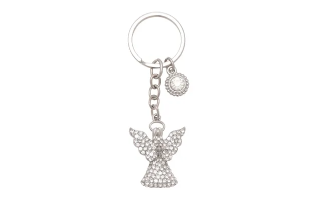 Keyring With Clear Crystals Angel product image