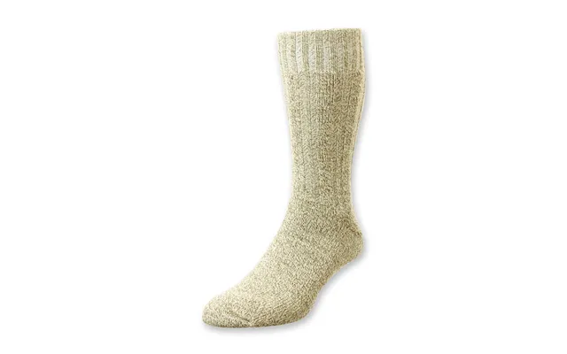 L 11-13 Beige Cotton Boot Socks