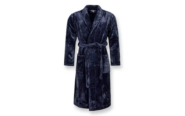 L Navy Mens Heat Holders Dressing Gown