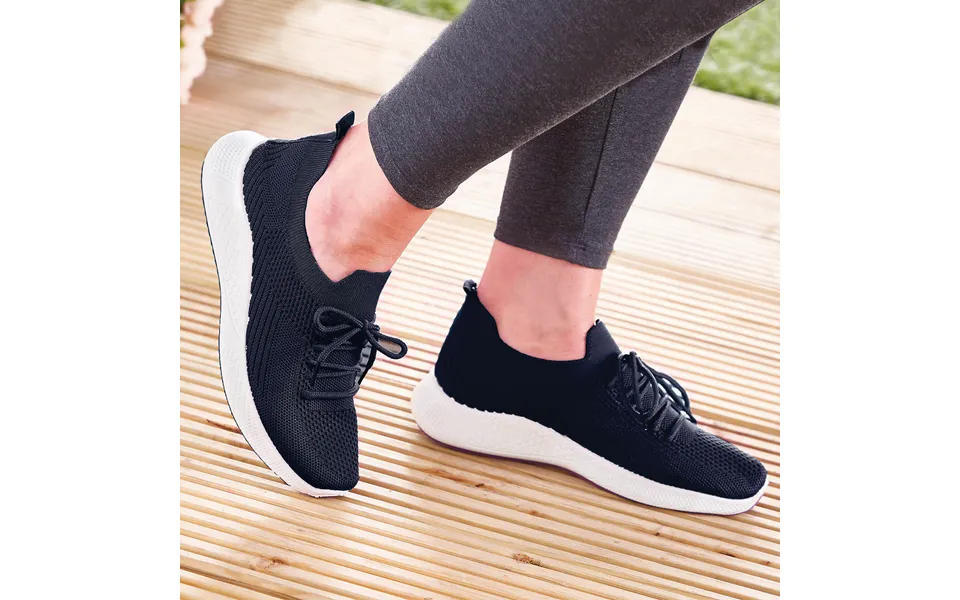 Ladies Airflow Slip-on Trainers Navy Uk Size 7