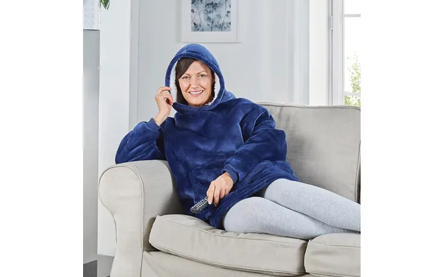 Ladies Snuggle Hoodie Navy. One Size Fits All. W74 X L110cm product image