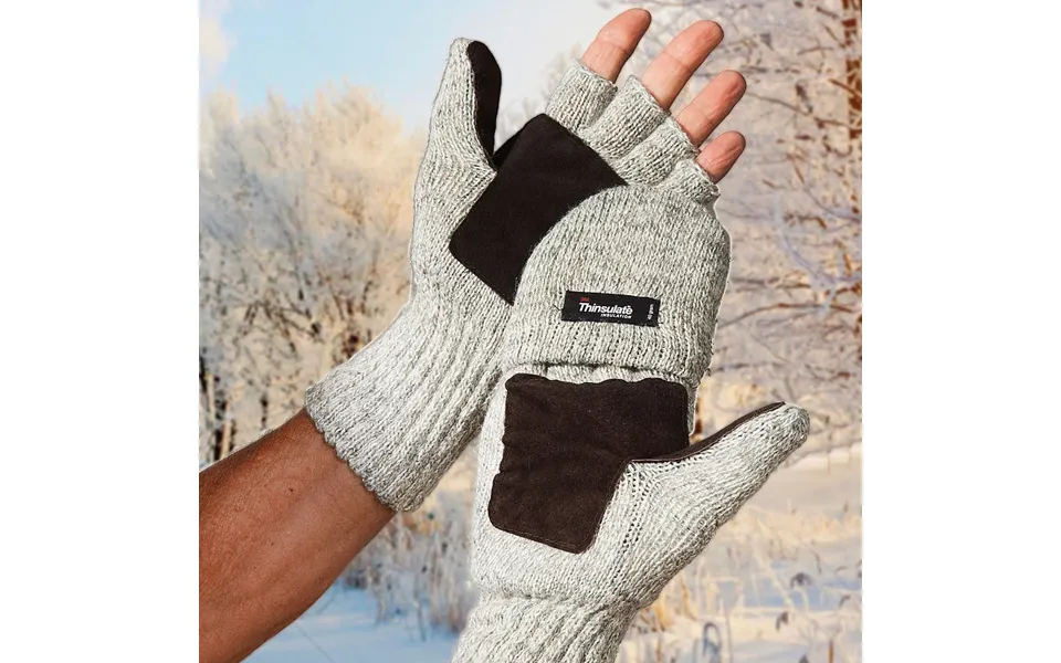 Large Thinsulate Mitten-gloves