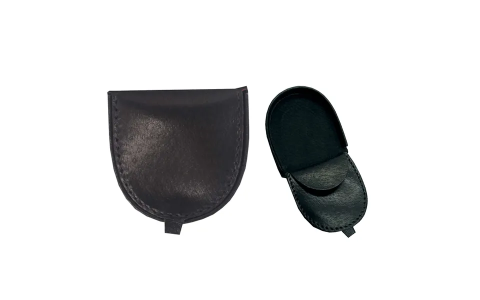Leather Coin Purse Black