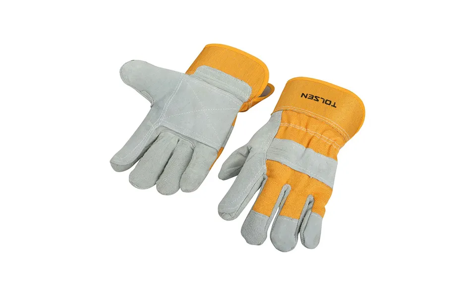 Leather Working Gloves Twin Pack