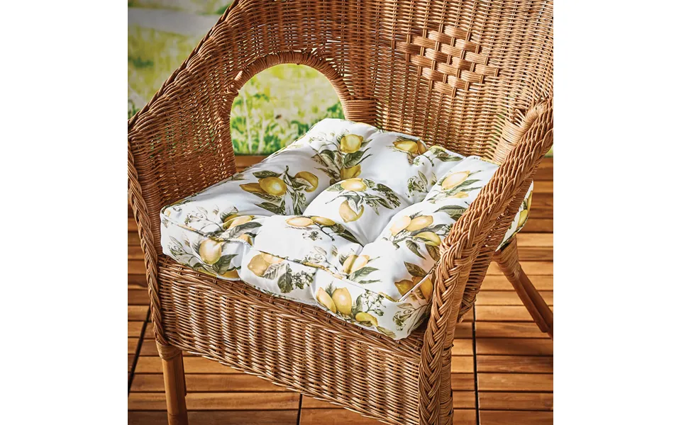 Lemon Print Booster Cushion