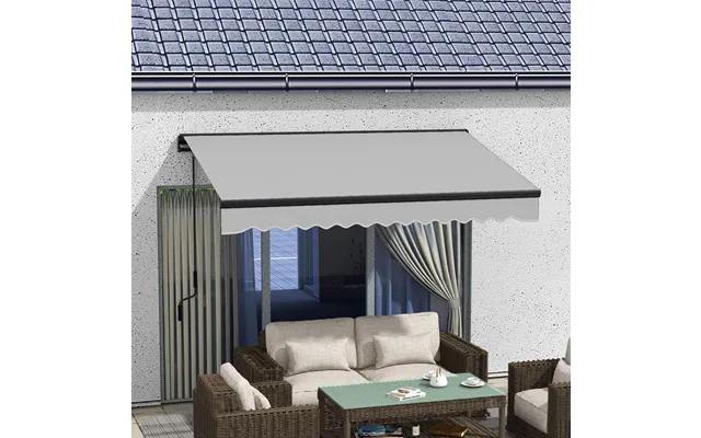Light Grey 3 X 2m Electric Retractable Awning