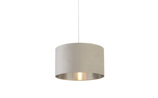 Light Grey Velvet Drum Shade 45cm product image