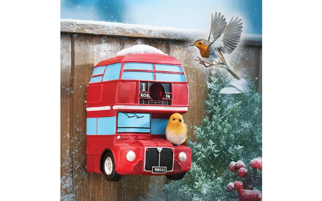 London Bus Design Bird House