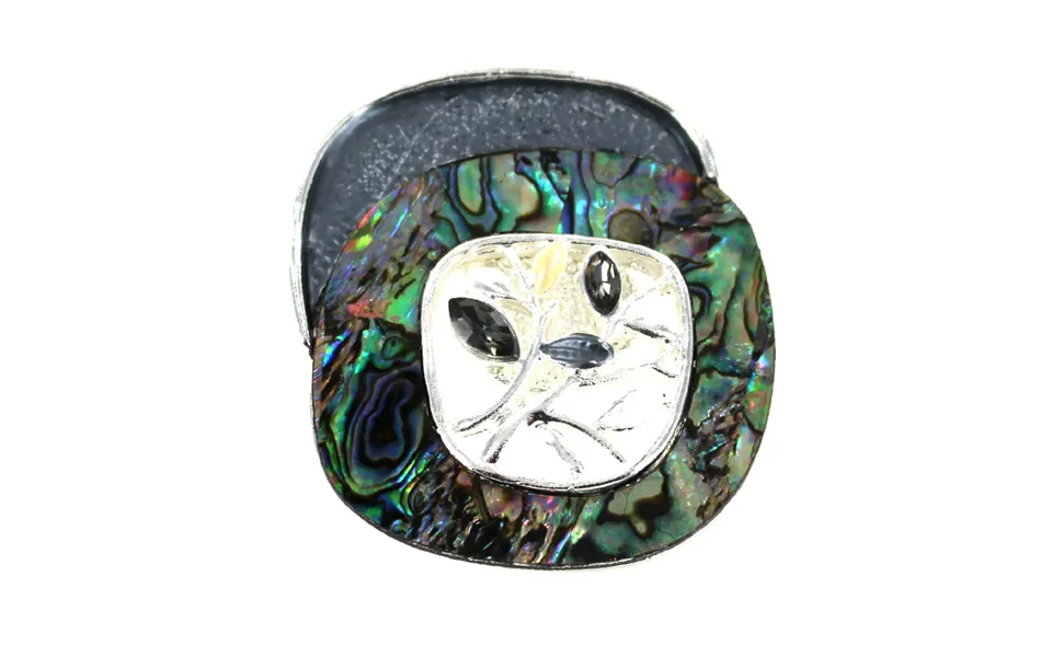 Magnetic Abalone Tree Of Life Brooch