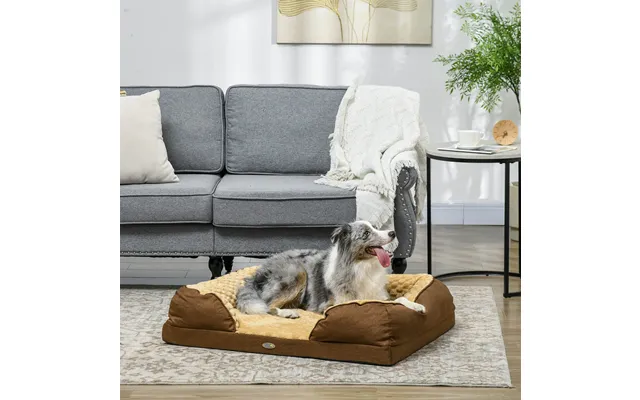 Medium Calming Dog Bed Brown