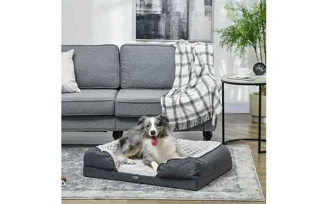 Medium Calming Dog Bed Charcoal Grey