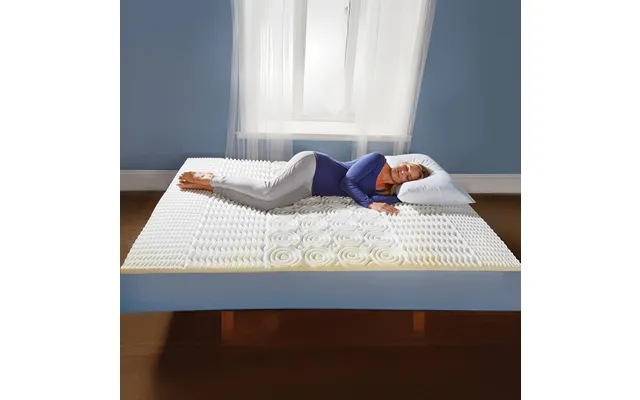 Memory Foam Mattress Topper 5 Zone Double L190 Xw90 Xd4cm