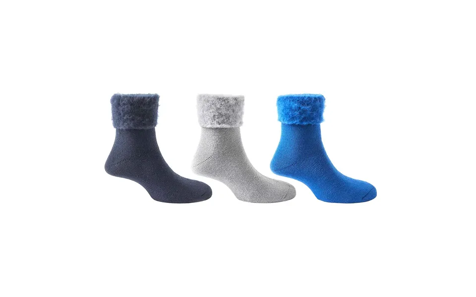 Mens Bed Socks Black Navy White Sizes 7-11 Pack Of 3