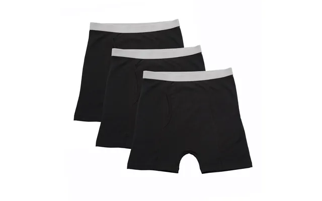 Mens Stay Dry Boxer Shorts Black Size Xl Pack Of 3