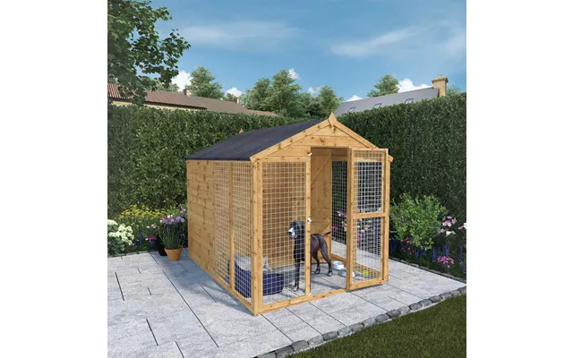 Mercia 8 X 6ft Staffordshire Dog Kennel & Run