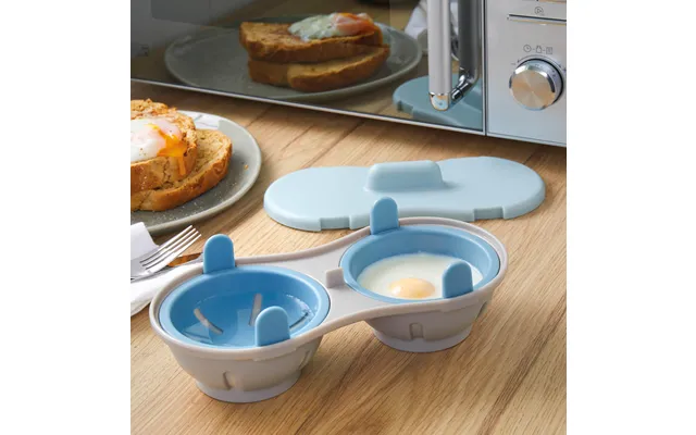 Microwave Egg Poacher 2 Eggs H8 X W22 X 10.8cm