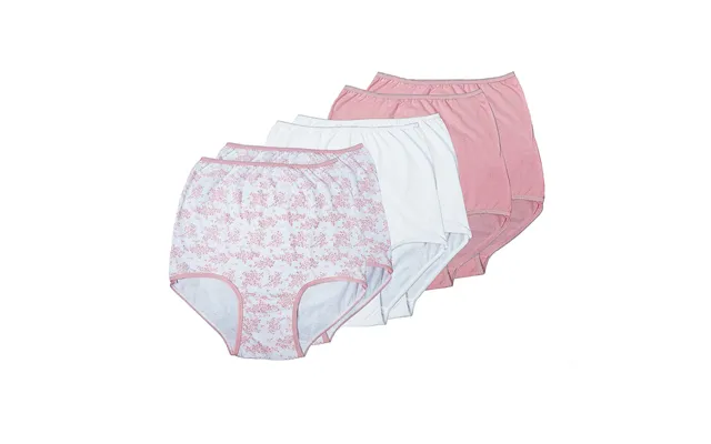 Mix Cotton Briefs Pack Of 6 Pink Size 12