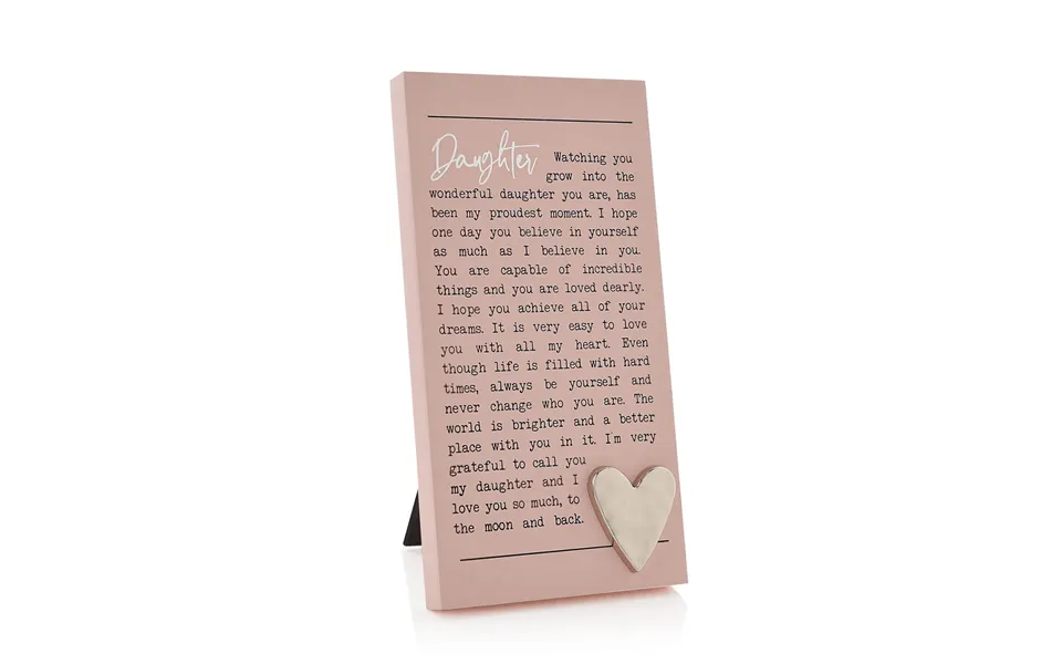 Moments Standing Plaque Daughter