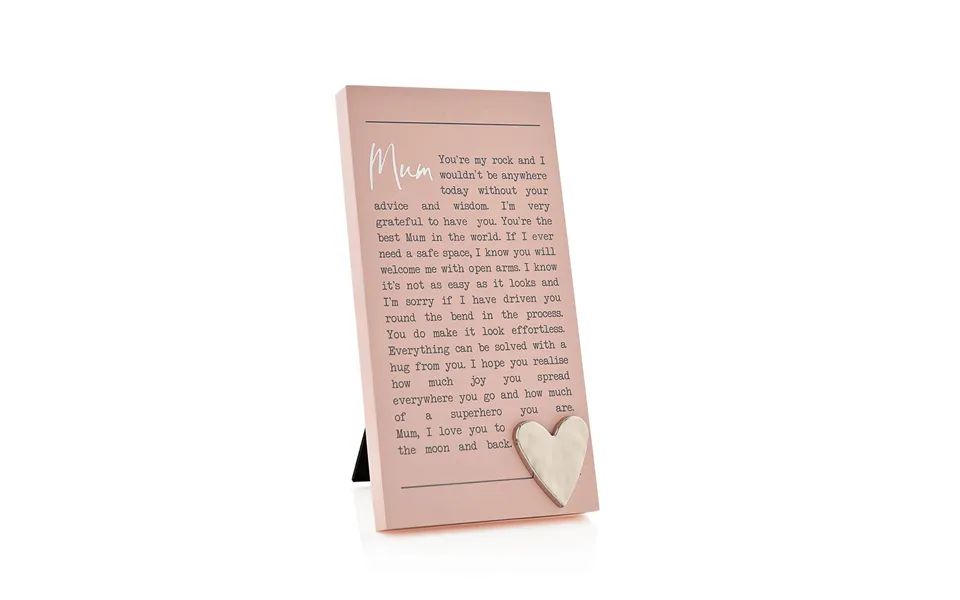 Moments Standing Plaque Mum