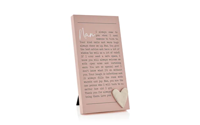 Moments Standing Plaque Nan