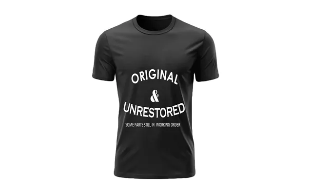 Original & Unrestored Slogan Print T-shirt product image