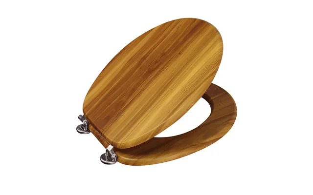 Oxford Toilet Seat Antique Pine Chrome