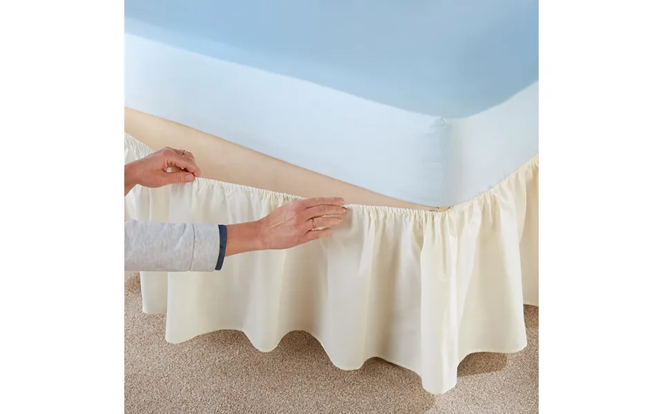 Pack Of 2 Easy-fit Valances Cream