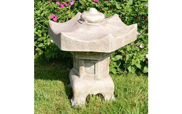 Pagoda Lantern Small 40cm Dark Stone Effect product image