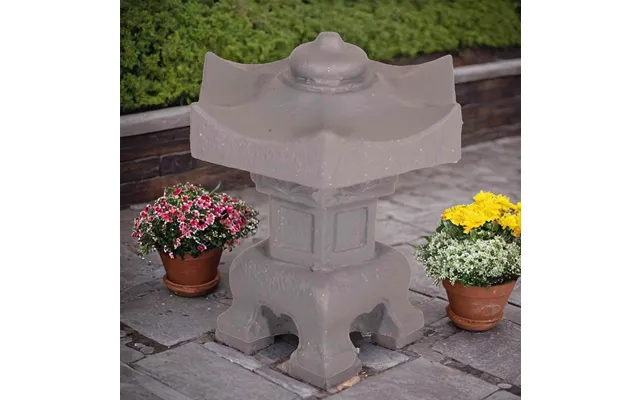 Pagoda Lantern Small 40cm Grey Shimmer product image