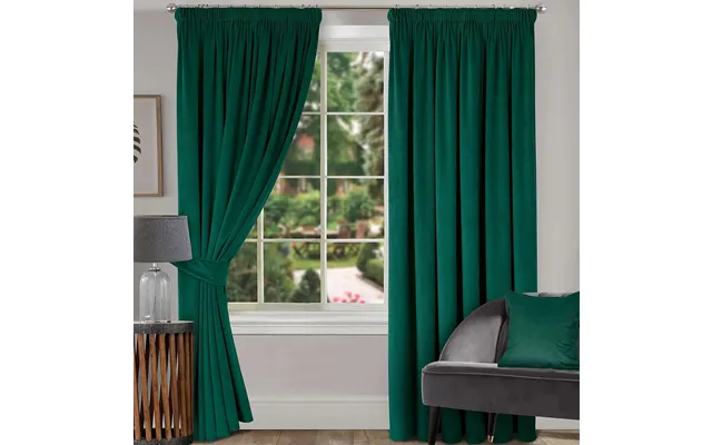 Pair Curtain Tiebacks - Bottle Green