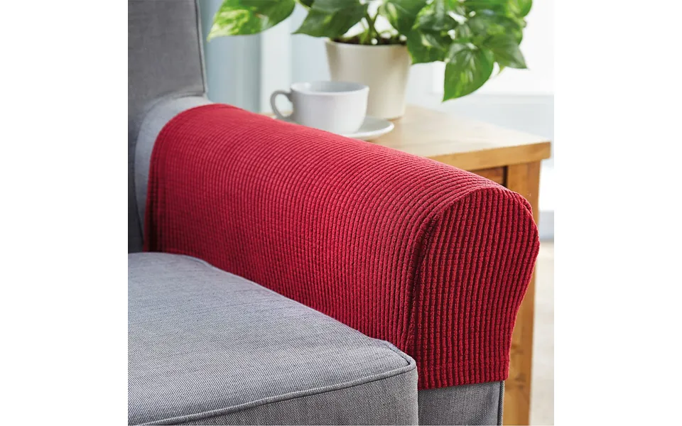 Pair Of Stretch Arm Covers Wine