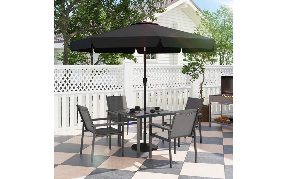 Patio Dining Set 88cmx88cmx72cm Grey