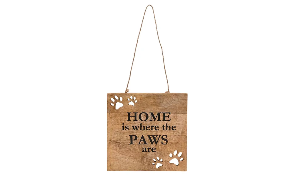 Paw Prints Plaque Home Is Where The Paws Are