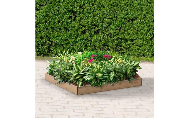 Pentagonal Raised Bed 1 Tier 15cm Extra Large 120cm