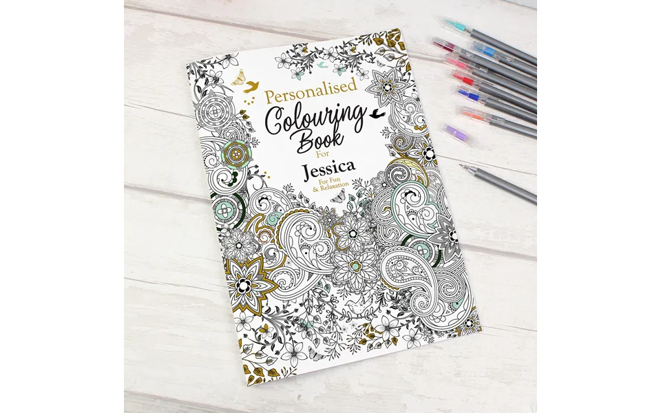 Personalised Botanical Colouring Book