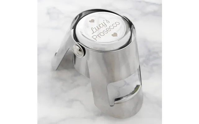 Personalised Heart Motif Proseco Bottle Stopper