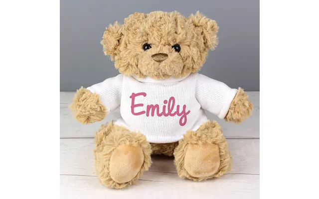 Personalised Pink Name Only Teddy Bear product image