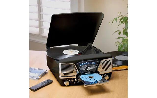 Phoenix Black Retro Music System