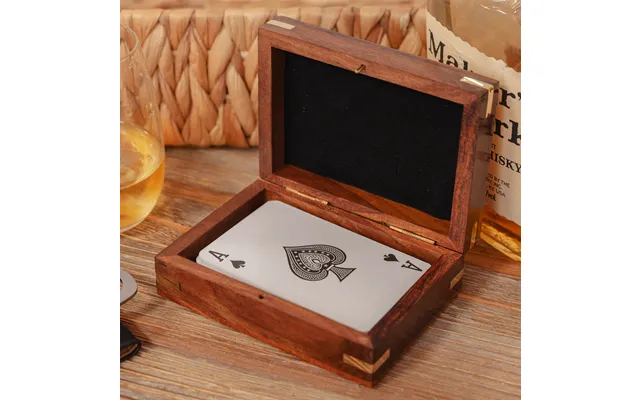 Playing Cards In Wooden Box product image
