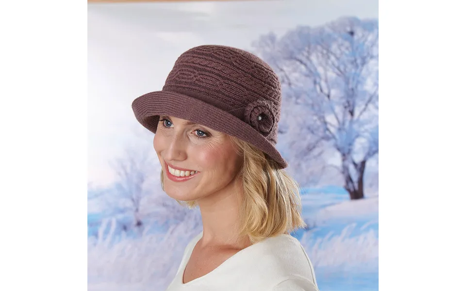 Plum Knitted Hat