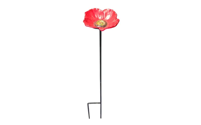 Poppy Bird Feeder Garden Stake product image