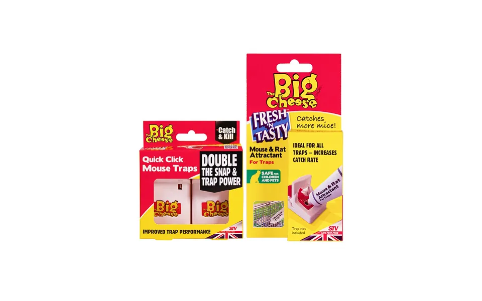 Quick Click Mouse Trap & Attractant Kit