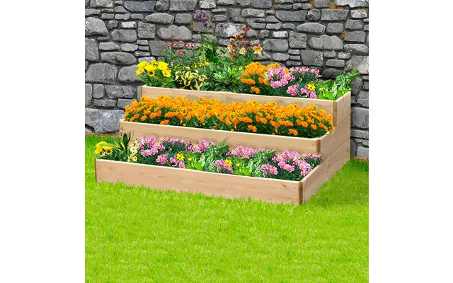 Rectangular Cascading Raised Bed 120cm X 90cm - 3 Tier
