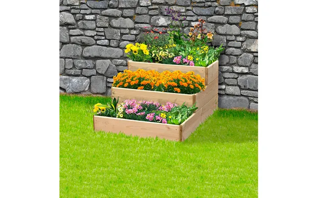 Rectangular Cascading Raised Bed 60cm X 90cm - 3 Tier